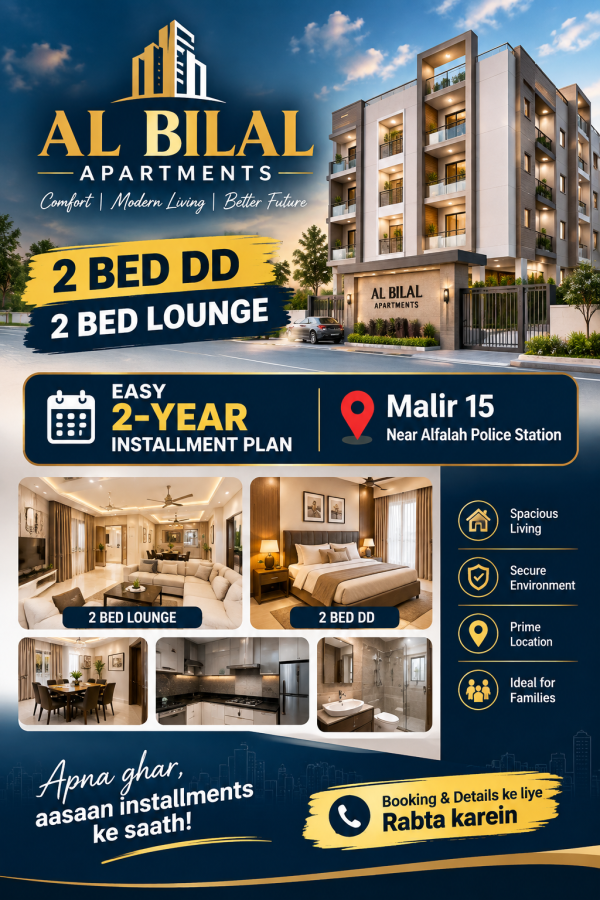 Bilal Heights Booking Start