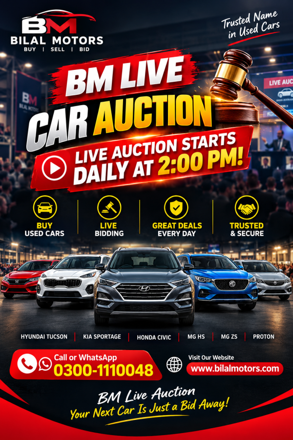Pakistan Biggest Live Car Auction